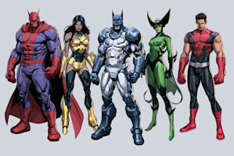 create comic book art