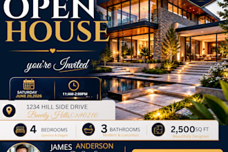 design modern real estate social media posts in canva