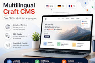develop a multilingual website with craft cms