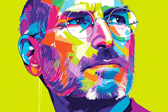 make a beautiful wpap pop art portrait