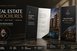 design a real estate im and brochure
