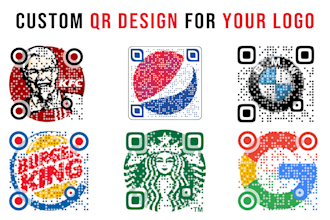 design a custom qr code for your logo, qr design