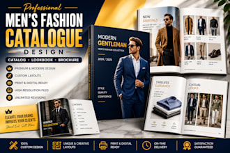 design a professional product catalogue, catalog and lookbook