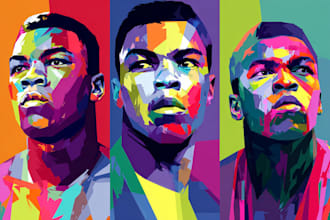 make a beautiful wpap pop art portrait