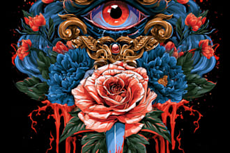 draw design professional creative tattoo design illustration