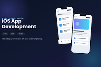 develop, fix, or upgrade your ios app using swift and uikit