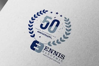 design anniversary, birthday, and memorable wedding logo