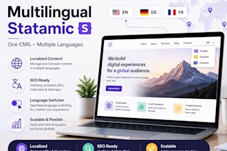 develop a multilingual website with statamic cms