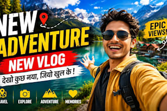 design high CTR youtube thumbnail with creativity  use ai