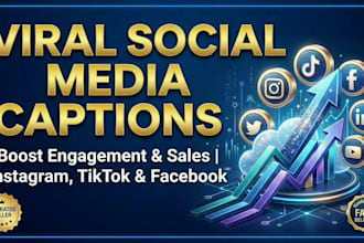 write engaging social media captions and high converting ad copy