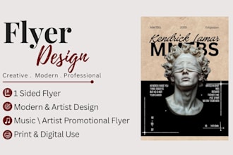 create modern and professional flyer