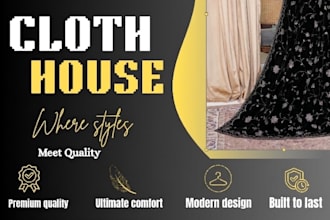 design professional fashion flyers and posters