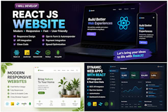 develop a responsive react js website