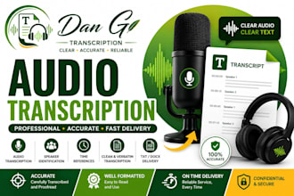 provide professional audio transcription