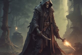 write terrifying fantasy horror stories with monsters