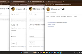 design a dynamic, database driven website