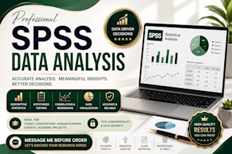 do professional spss data analysis and statistical analysis