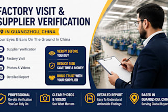 inspect products and supplier in china
