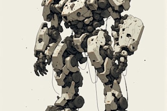 design spectacular robots, cyborgs and mechs