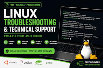 troubleshoot linux issues and provide solutions