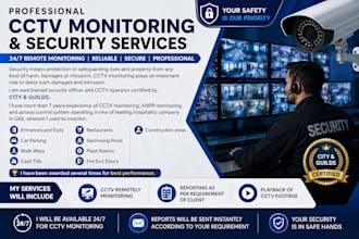 do cctv monitoring services as a security guard