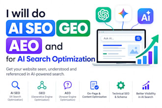 do ai SEO, GEO and aeo for ai search optimisation