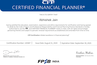 do your goal review, portfolio review and create financial plan