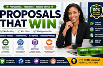 write business proposal grant proposal rfp response sponsorship proposal