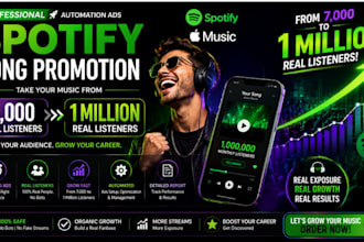 do automation  ads spotify song promotion no bot
