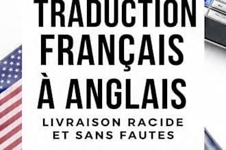je vais traduire francais anglais rapidement