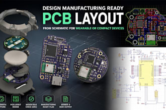 design low power wearable health pcb with sensors ble and manufacturing files