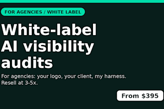 do a white label GEO and aeo audit for your agency clients