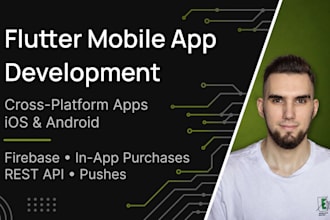 develop a flutter app for ios and android