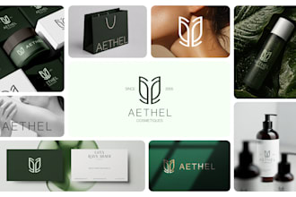 do luxury modern minimalist with brand identity and branding