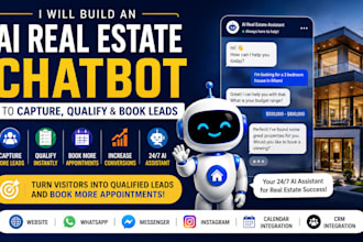 build an ai real estate chatbot to capture qualify and book leads