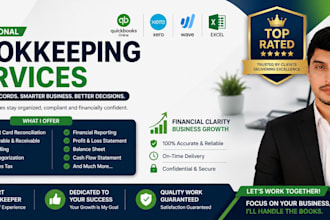 do bookkeeping using quickbooks cleanup UK, gulf, USA