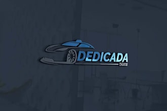 give excellent taxi, freight, towing and transport logo
