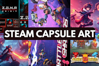 steam capsule artwork steam page art steam store game banner artist steam image