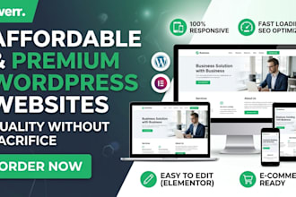 create an affordable wordpress website without sacrificing quality