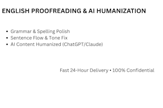 proofread and edit your english articles and essays