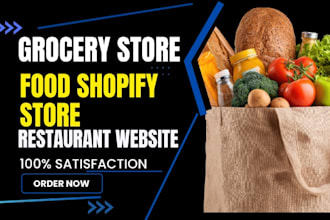 design exclusive grocery shopify store spice store food store restaurant website