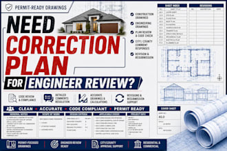 create civil structural engineering drawings for california florida texas permit