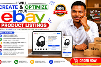 create and optimize your ebay product listings, ebay product upload