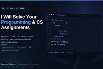 help you solve computer science and programming problems