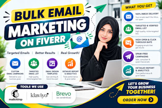 send  bulk email blast, bulk emails and email campaign to inbox