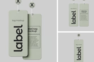 design a product label, product packaging and listing