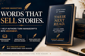 write compelling book blurbs marketing copy and author newsletters