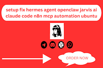 setup openclaw hermes ai agent jarvis ai private asisstant n8n mcp automation