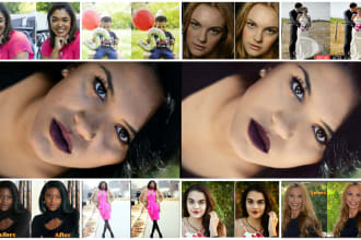 do retouch and enhancement
