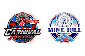 design a vibrant and festive carnival logo for your event